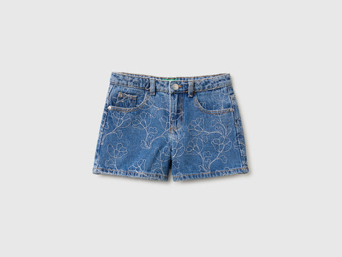 Embroidered denim shorts - ucb_image_FS