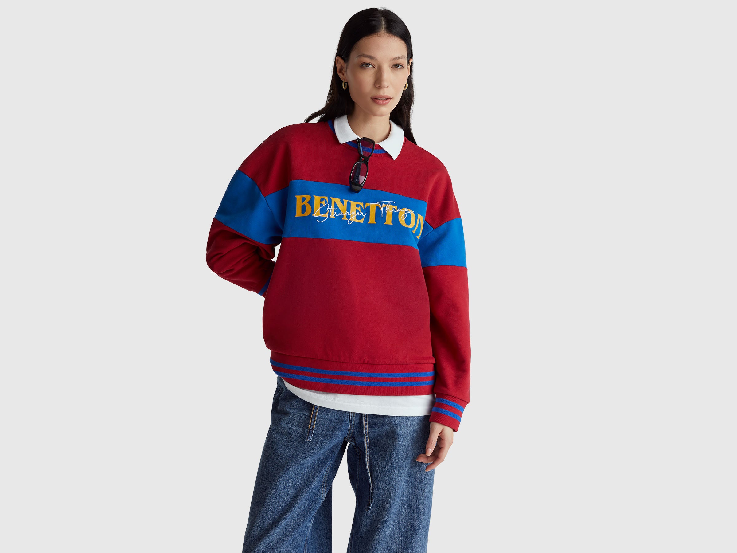 Sweat color block Stranger Things - ucb_image_F