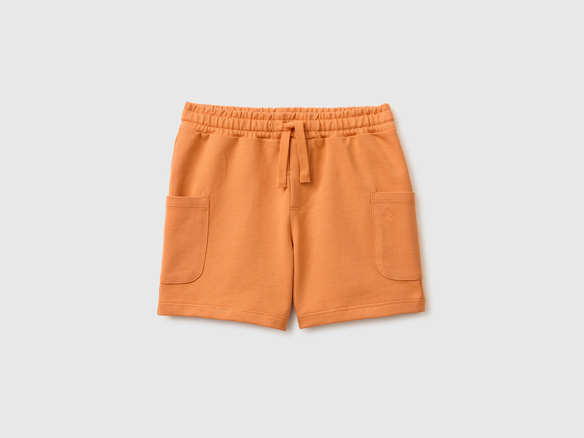 Cargo Bermuda shorts with drawstring - ucb_image_FS