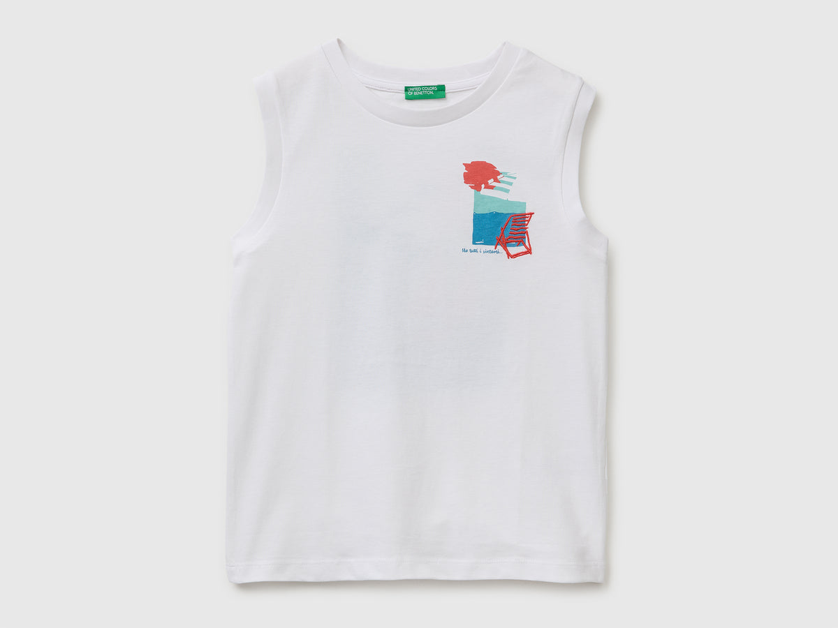 Tank top with print and embroidery - ucb_image_FS