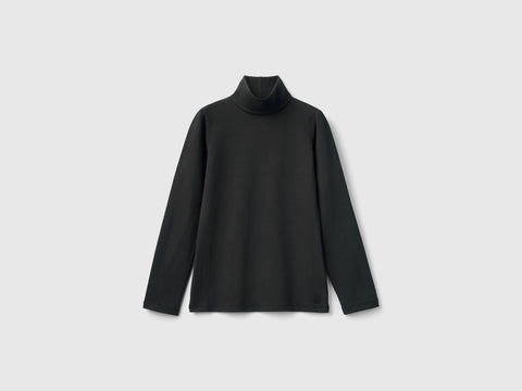 T-shirt stretch com gola alta - ucb_image_FS