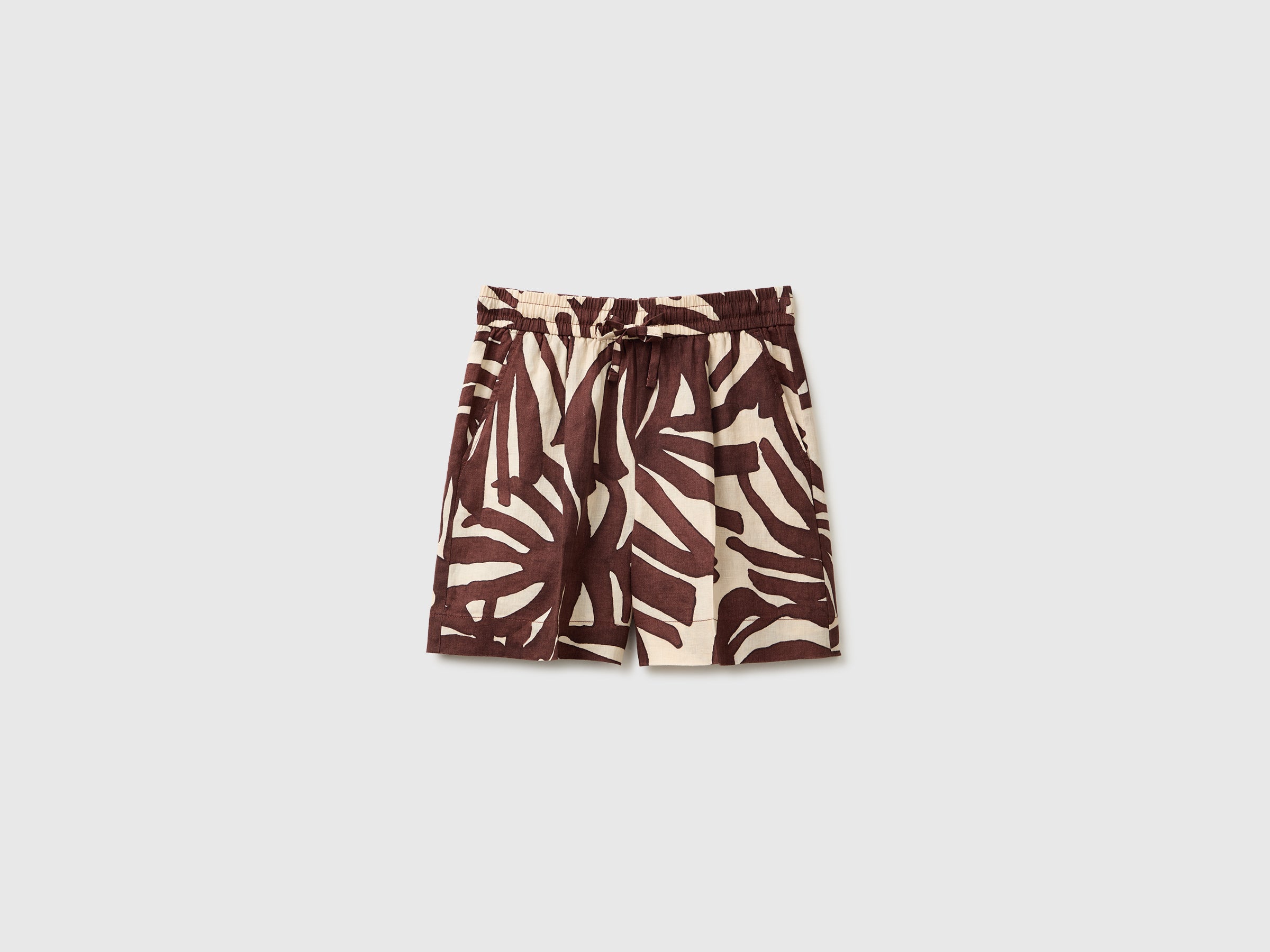 Shorts estampados em linho puro - ucb_image_FS