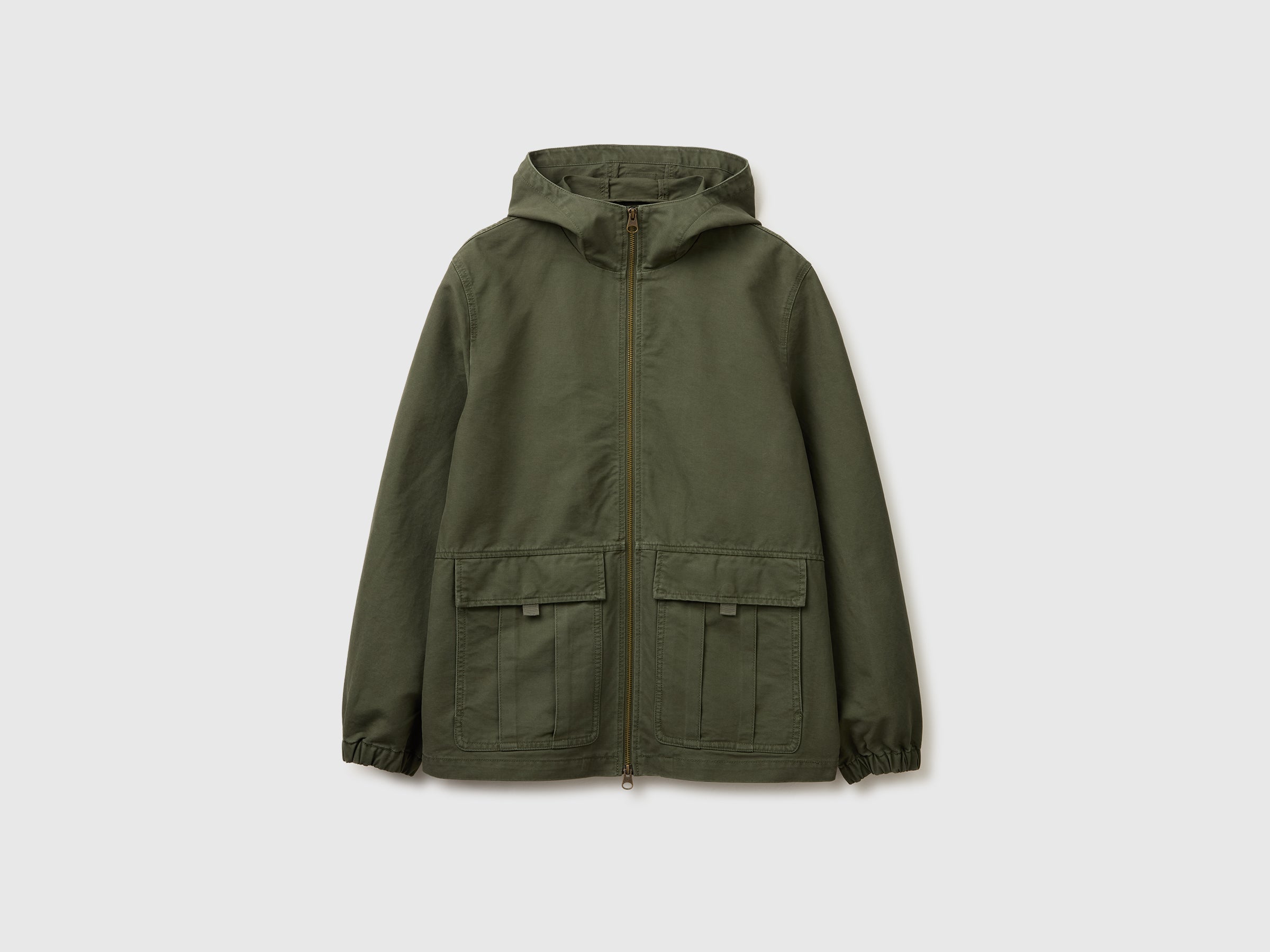 Short jacket in faded cotton - ucb_image_FS