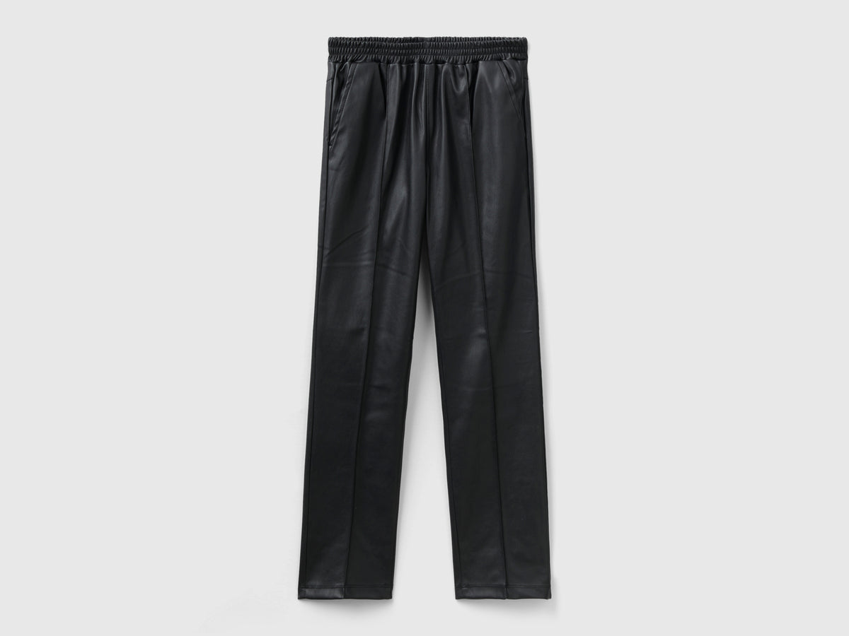 Calças slim fit em tecido efeito pele - ucb_image_FS