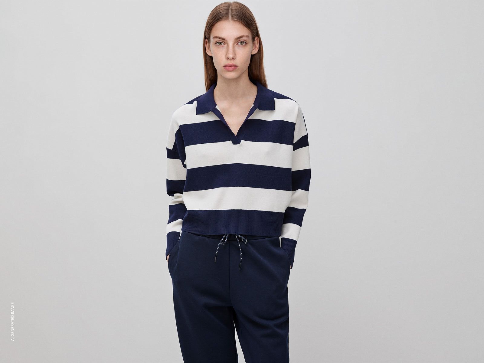 Camisola polo às riscas - ucb_image_F