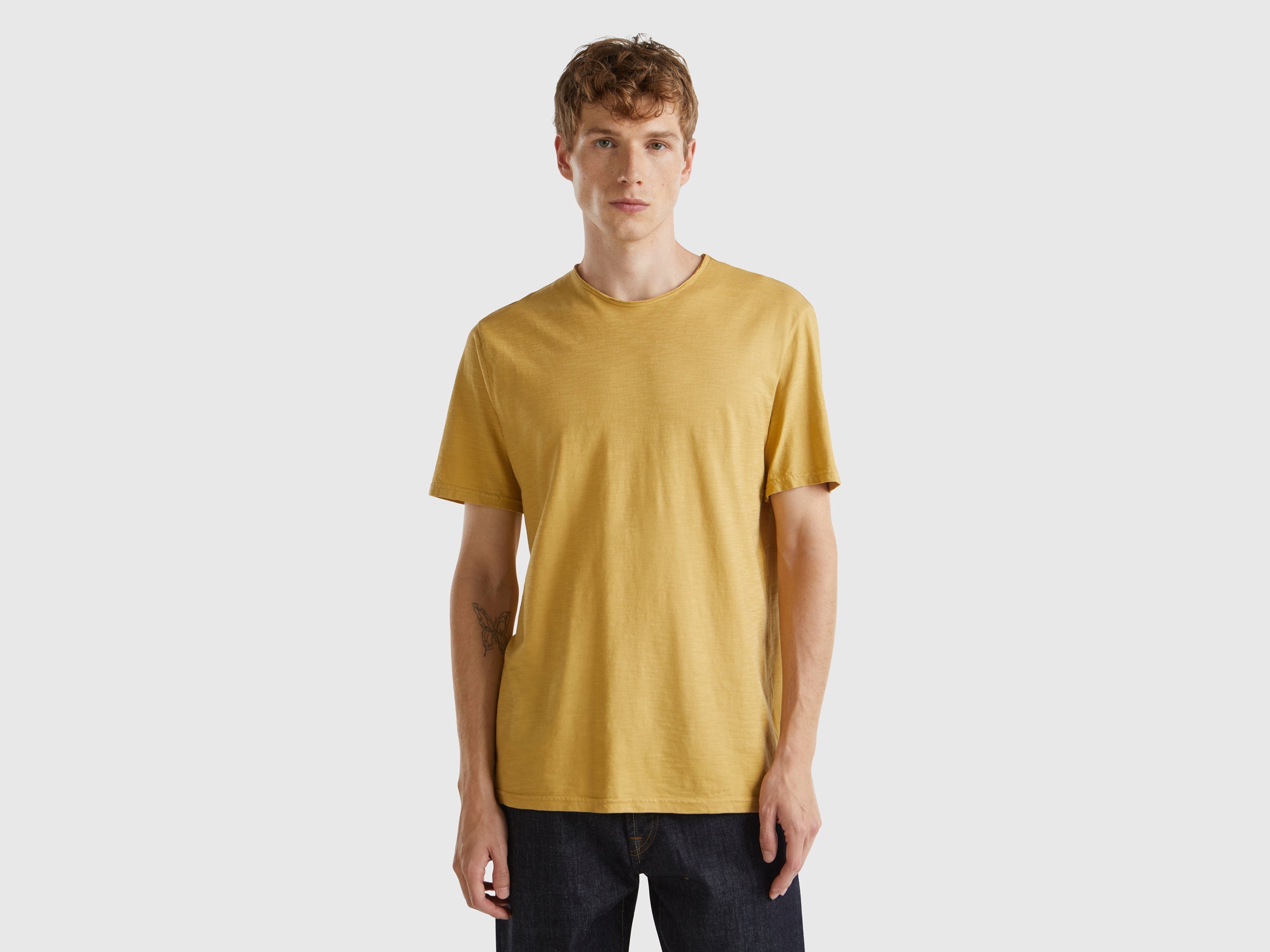 T-shirt bege em algodão flamé - ucb_image_F