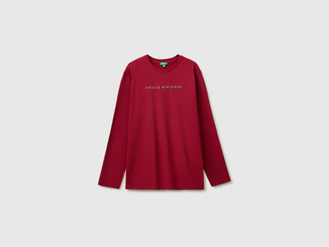T-shirt com estampa e bordado - ucb_image_FS