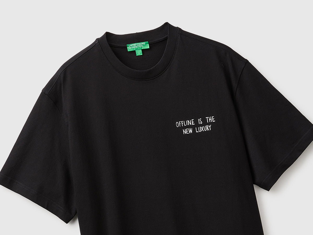 T-shirt relaxed fit com estampa - ucb_image_FY
