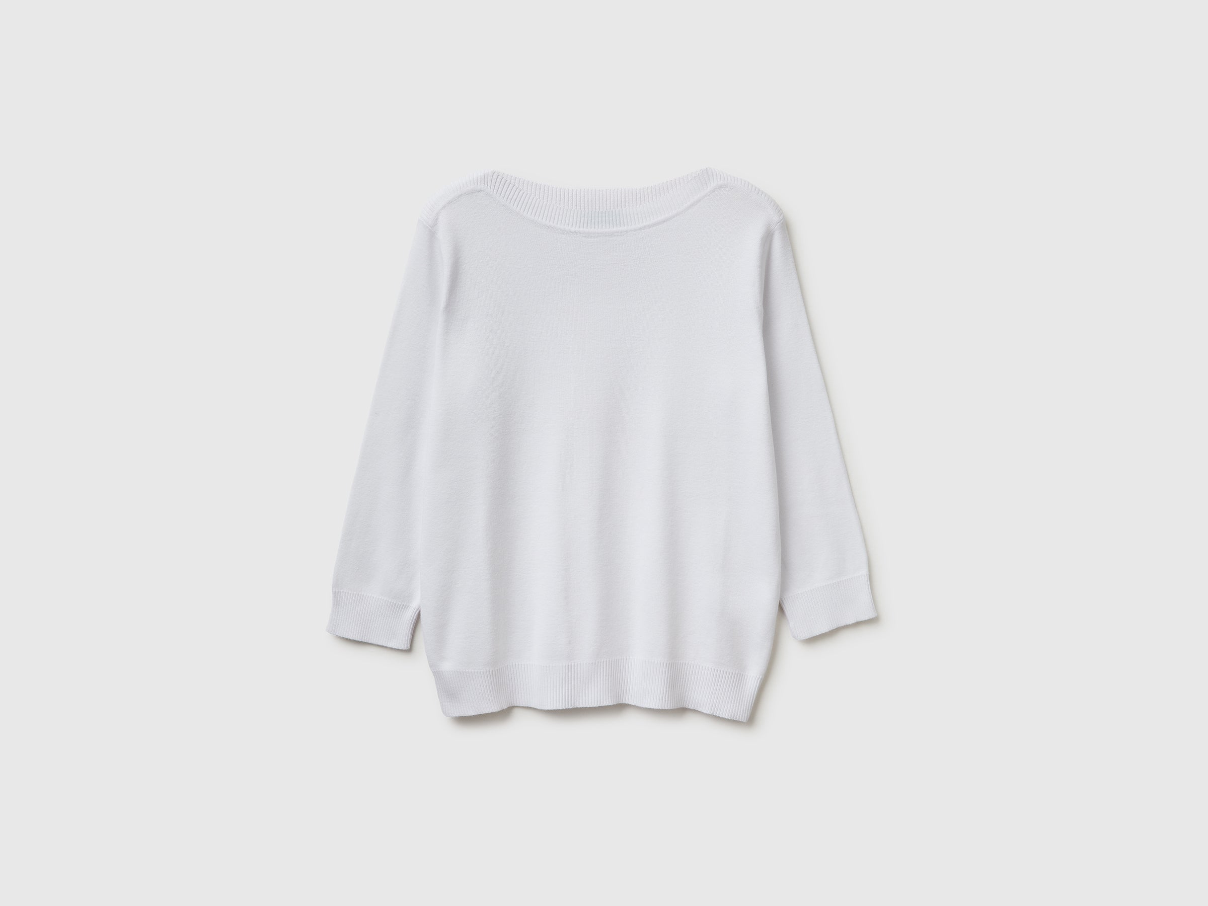 White sweater with boat neck - ucb_image_FS