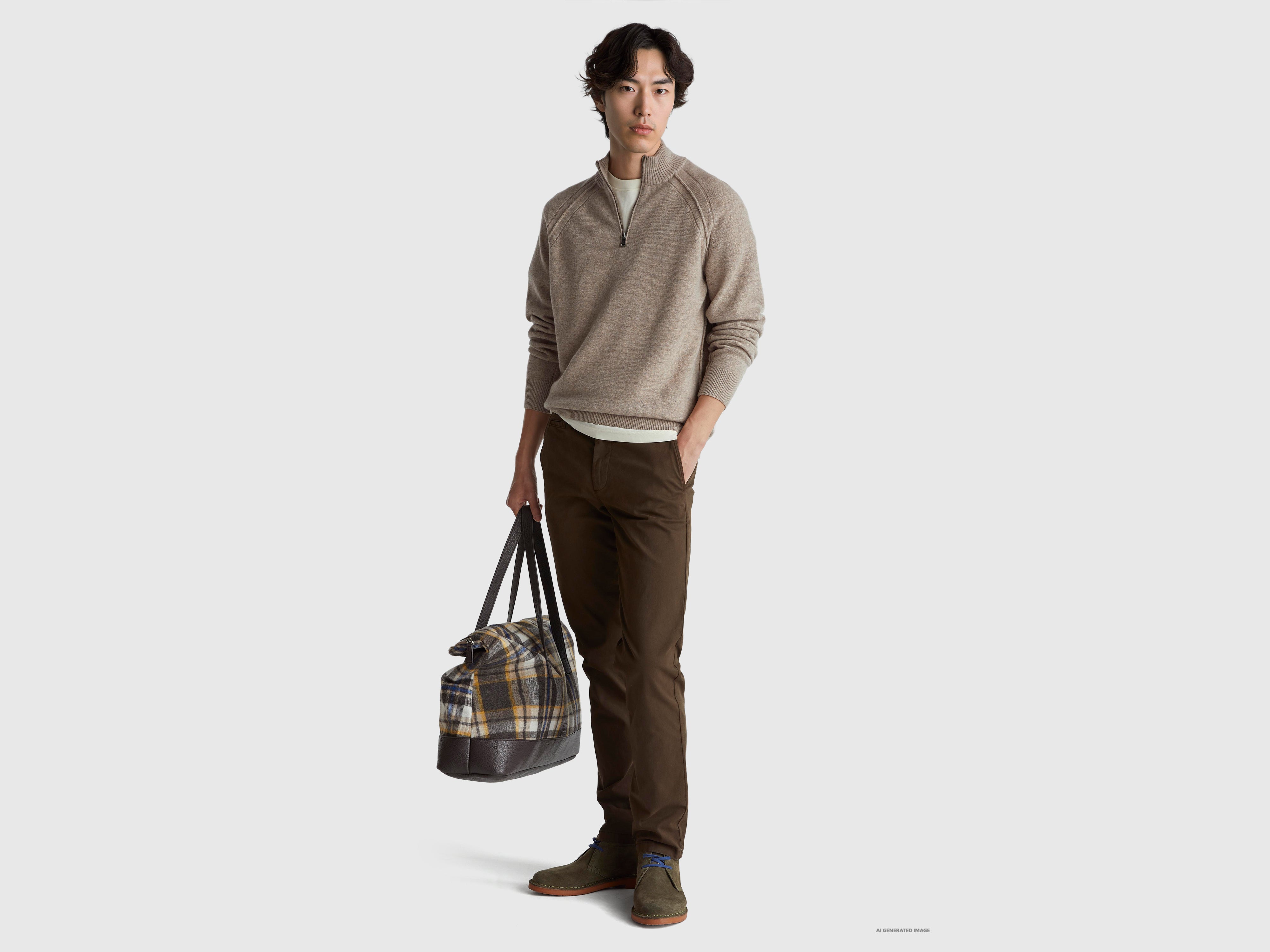 Chinos slim fit castanho escuro - ucb_image_FY