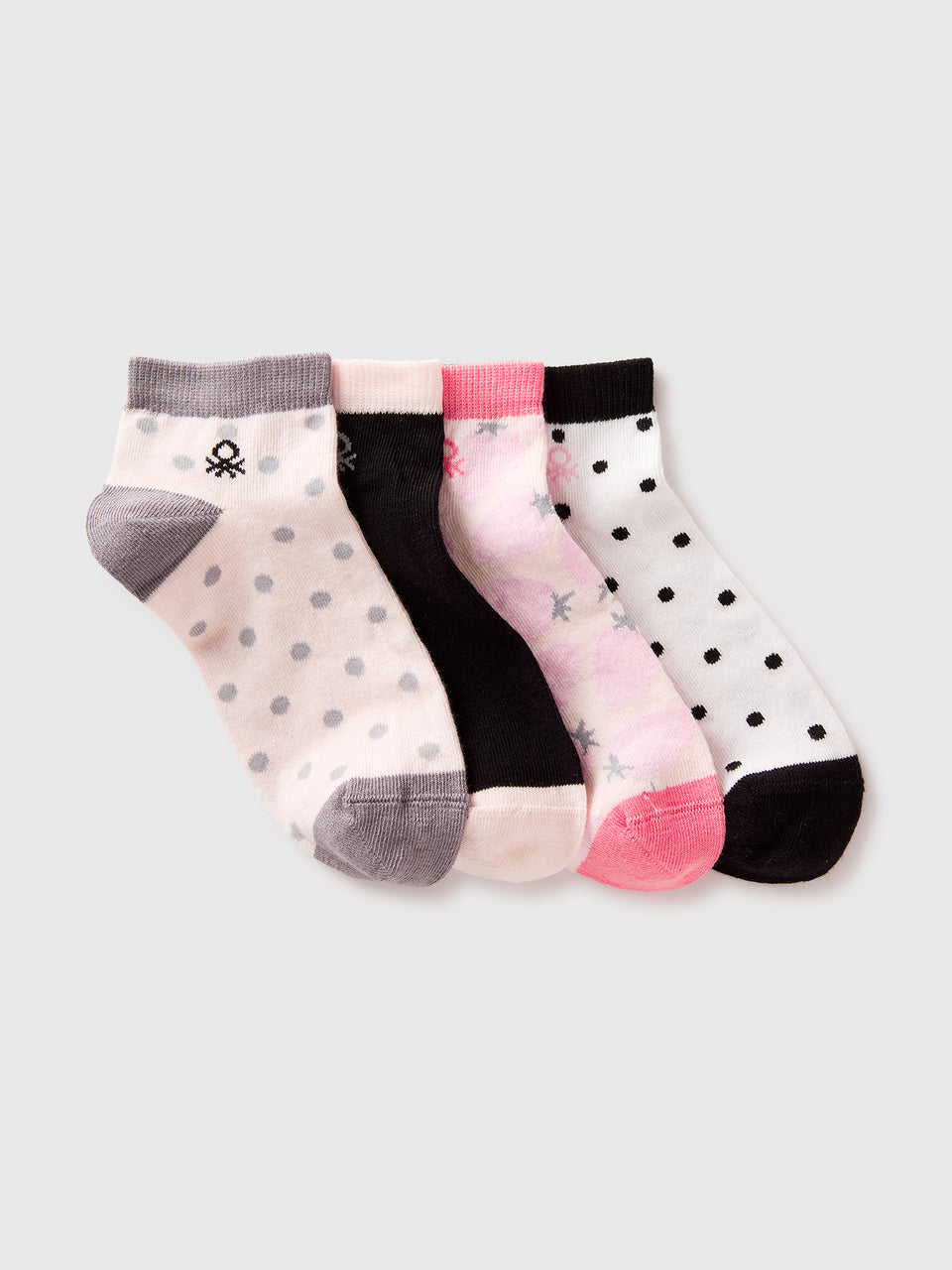 Four patterned short socks - ucb_image_FS