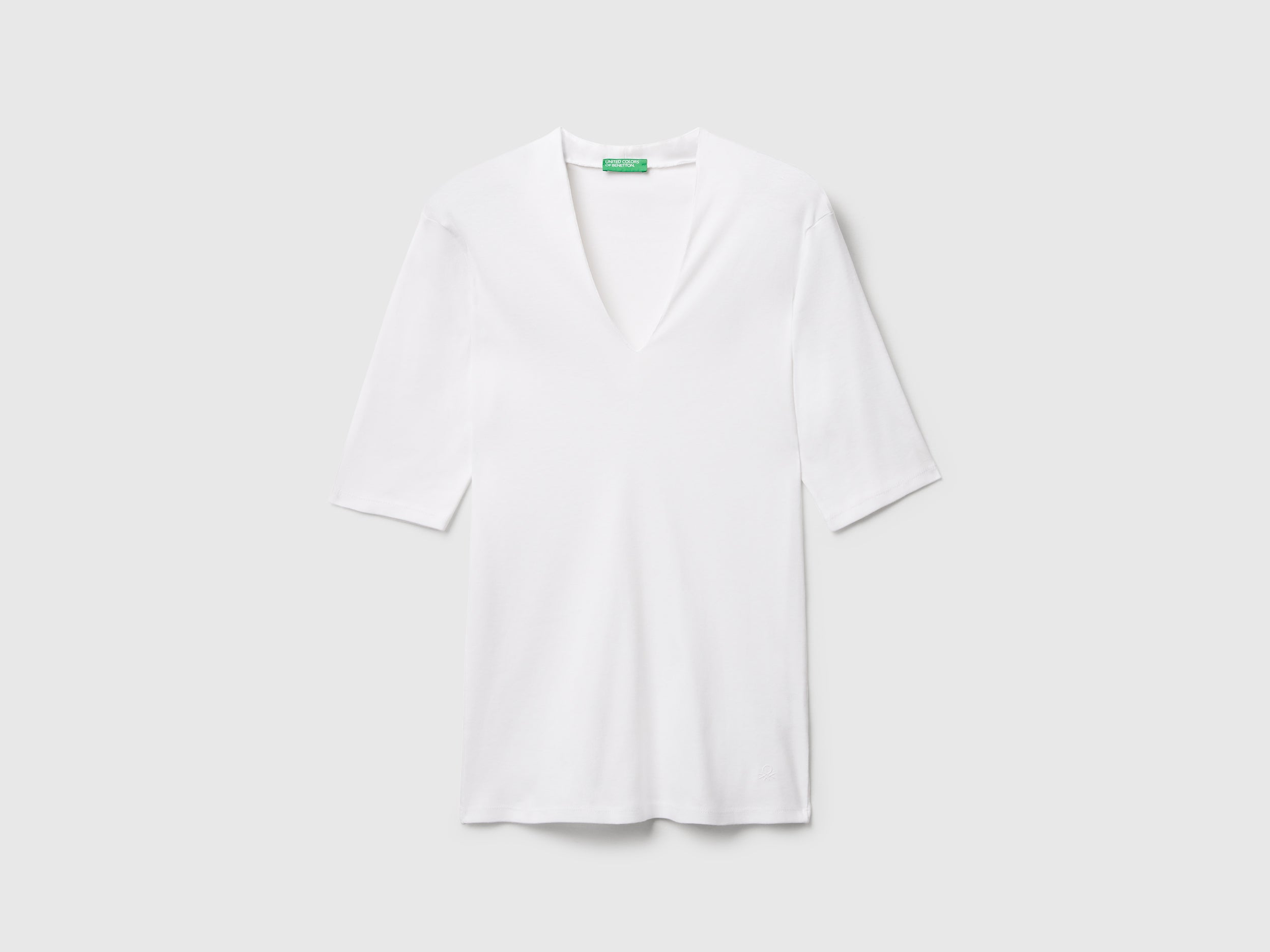 T-shirt slim fit em algodão de fibra longa - ucb_image_FS