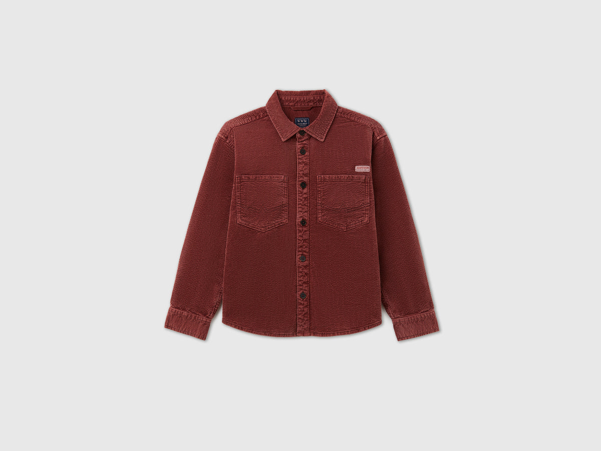 Camisa de veludo canelado lavagem vintage - ucb_image_FS