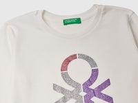 T-shirt de manga comprida com estampa glitter - ucb_image_DS1