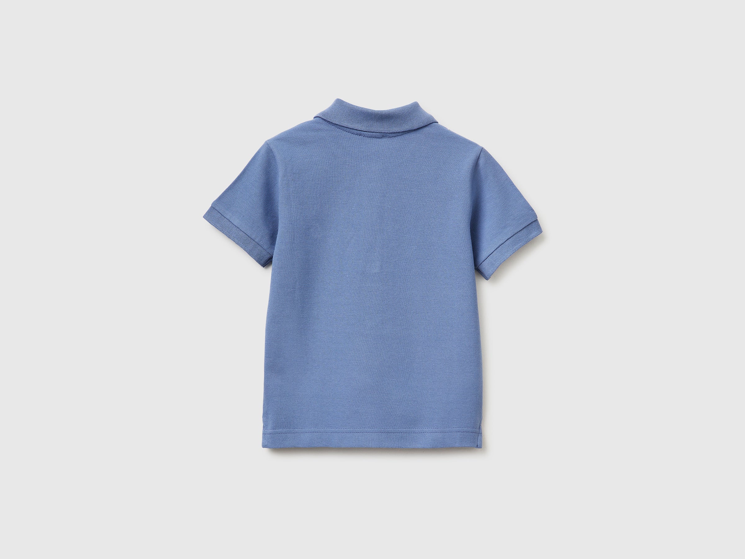 Short-sleeved polo in pure cotton - ucb_image_BS