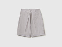Regular fit Bermuda shorts with turn-ups - ucb_image_BS
