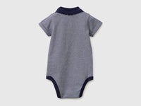 Polo onesie in stretch cotton - ucb_image_BS