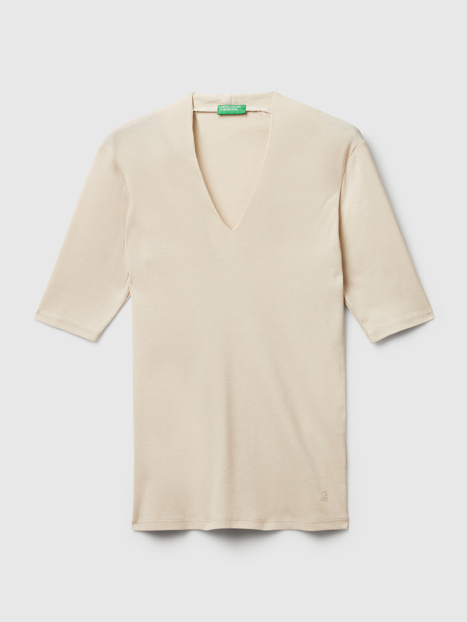 T-shirt slim fit em algodão de fibra longa - ucb_image_FS