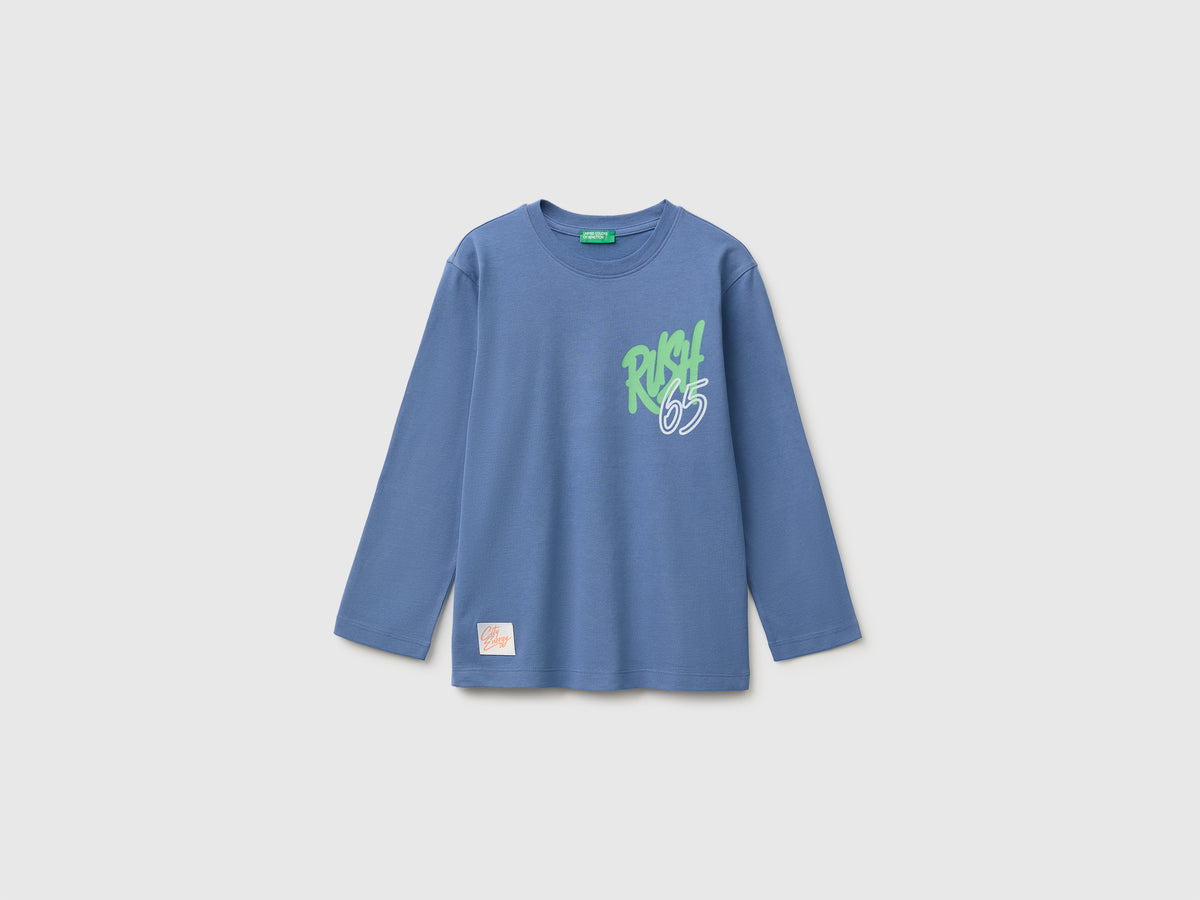 T-shirt com estampa 100% algodão orgânico - ucb_image_FS