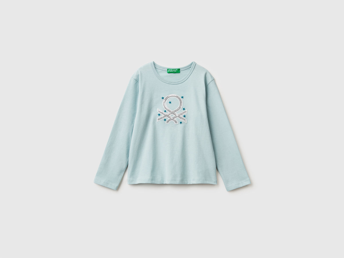 T-shirt com estampa e lantejoulas - ucb_image_FS