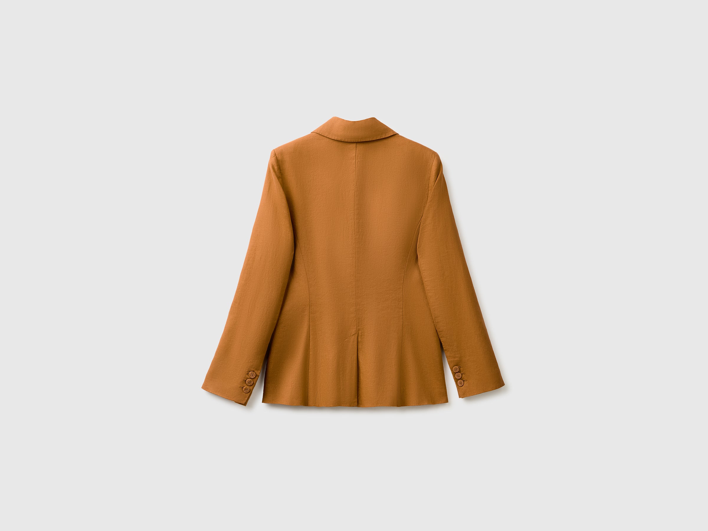 Blazer de abotoadura simples em linho puro - ucb_image_BS