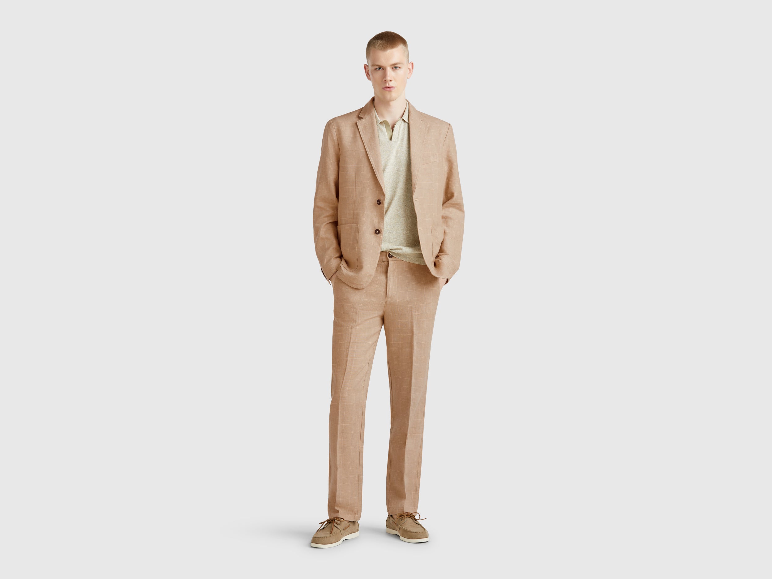 Blazer riscado em mistura de linho - ucb_image_FY