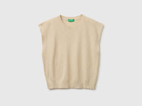 Sleeveless linen blend sweater - ucb_image_FS