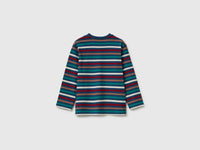 T-shirt às riscas em algodão orgânico - ucb_image_BS
