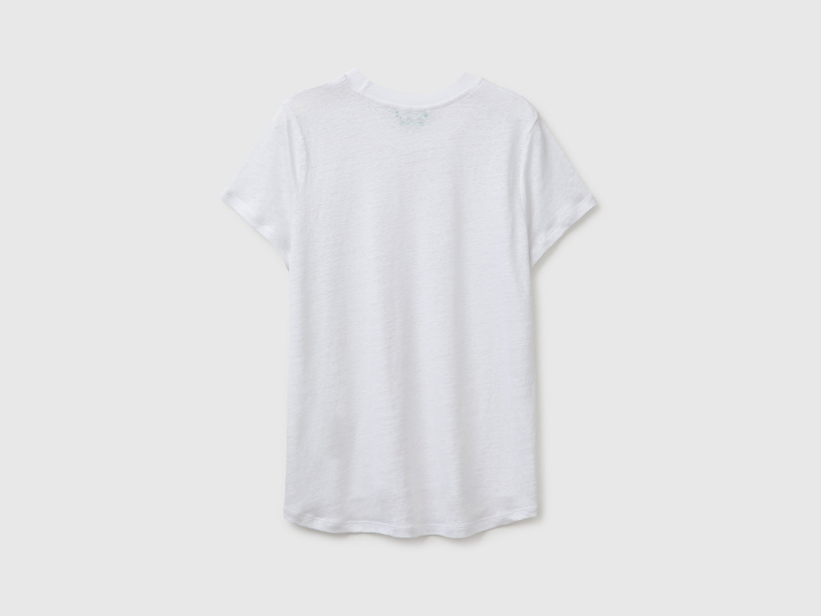 Crew neck T-shirt in pure linen - ucb_image_BS