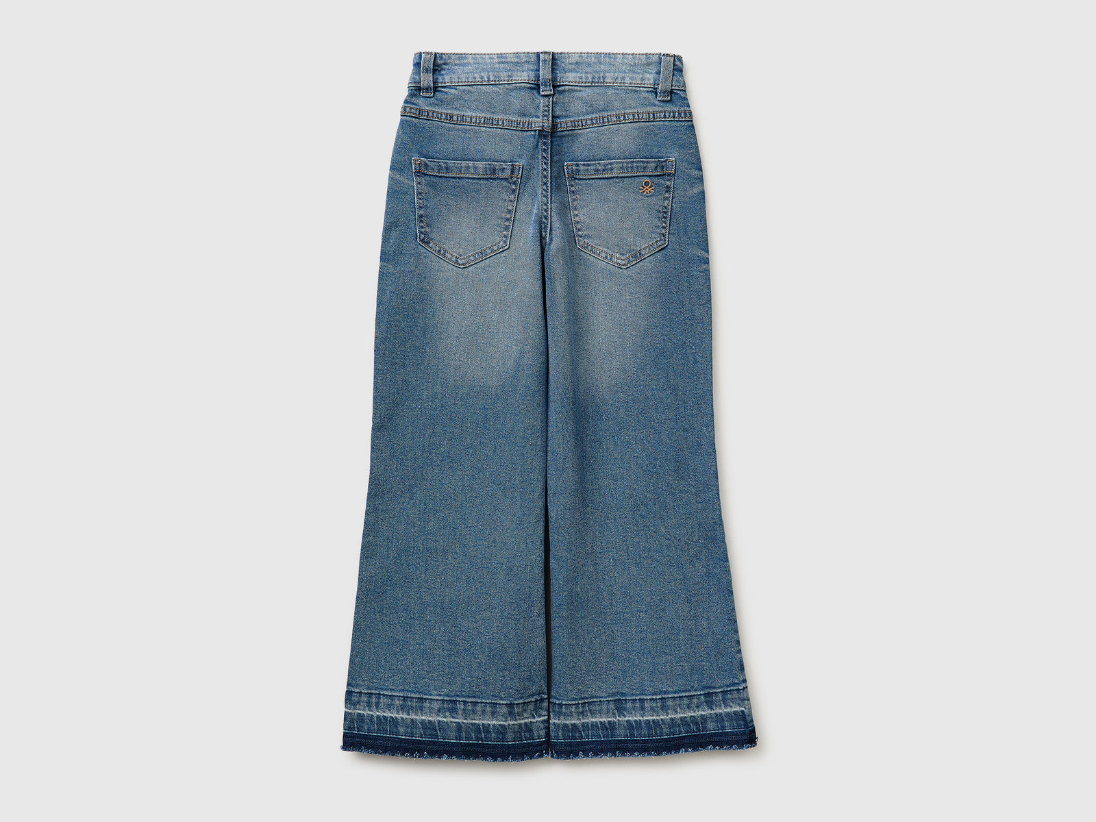 Flare fit jeans with gingham scarf - ucb_image_BS