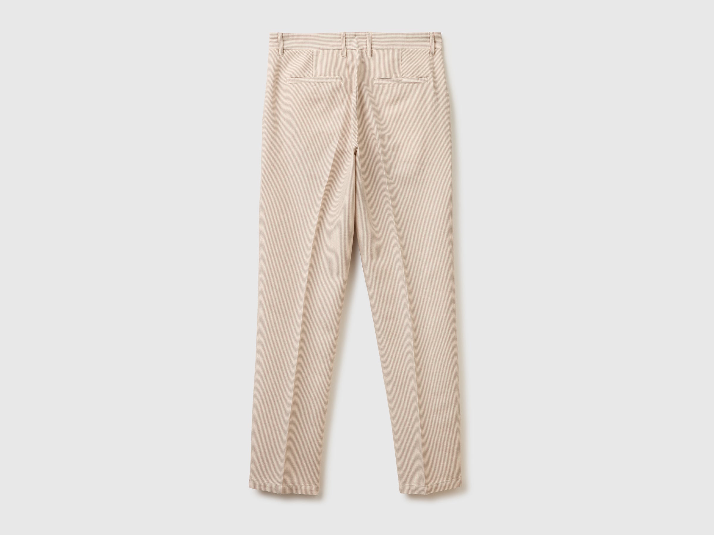 Regular fit chinos in linen blend - ucb_image_BS
