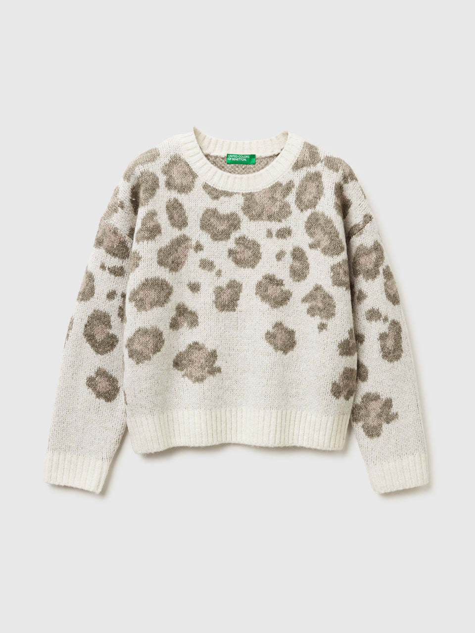 Camisola animalier em mistura de lã - ucb_image_FS
