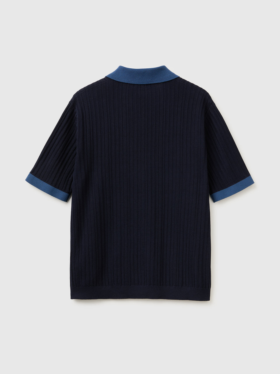 Ribbed knit polo shirt - ucb_image_BS