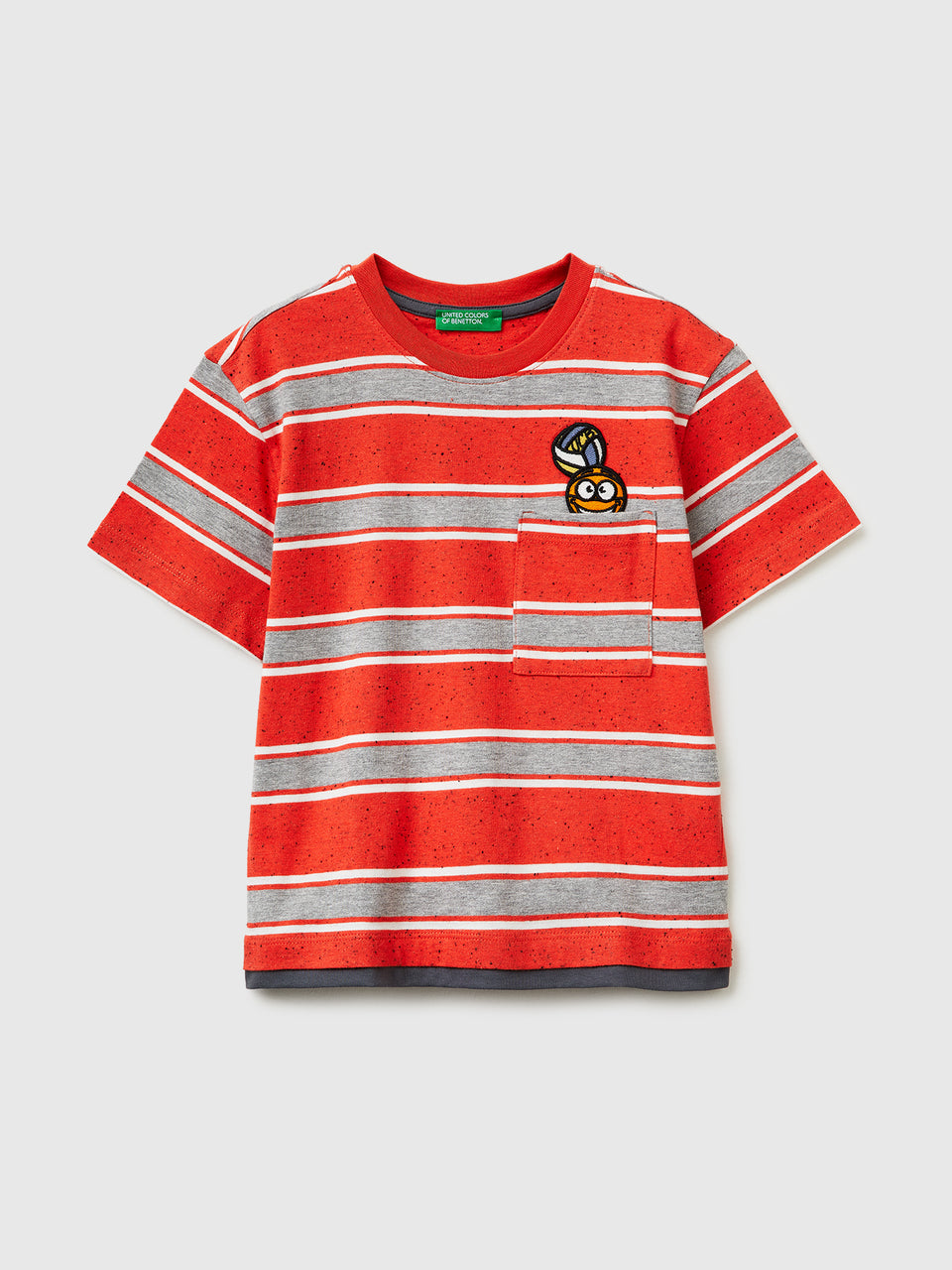 Striped T-shirt with patch - ucb_image_FS