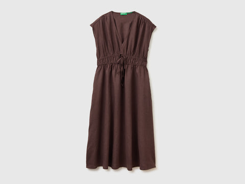 Vestido evasé em linho puro - ucb_image_FS