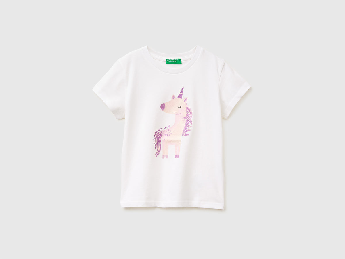 T-shirt with print and glitter - ucb_image_FS