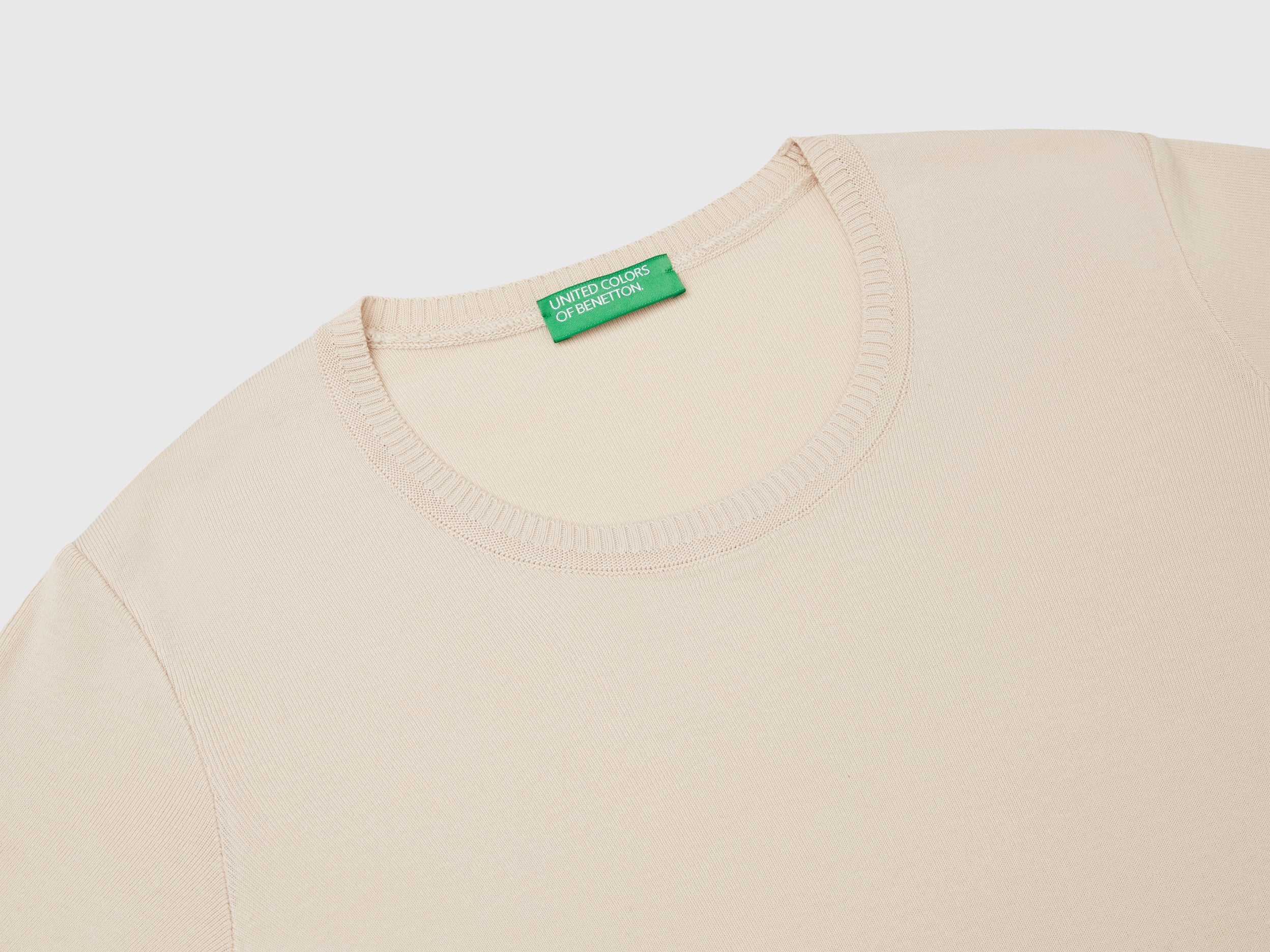 Camisola de gola redonda em algodão puro - ucb_image_DS1