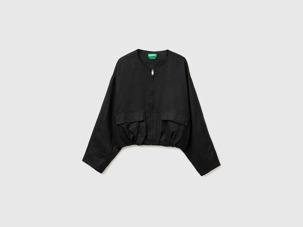 Pure linen bomber jacket - ucb_image_FS