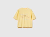 T-shirt gialla con stampa Coco Capitán - ucb_image_FS