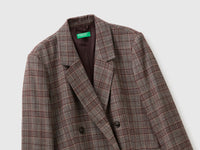 Blazer tartan trespassado em viscose mista - ucb_image_FY