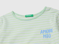 Striped T-shirt with writing - ucb_image_DS1