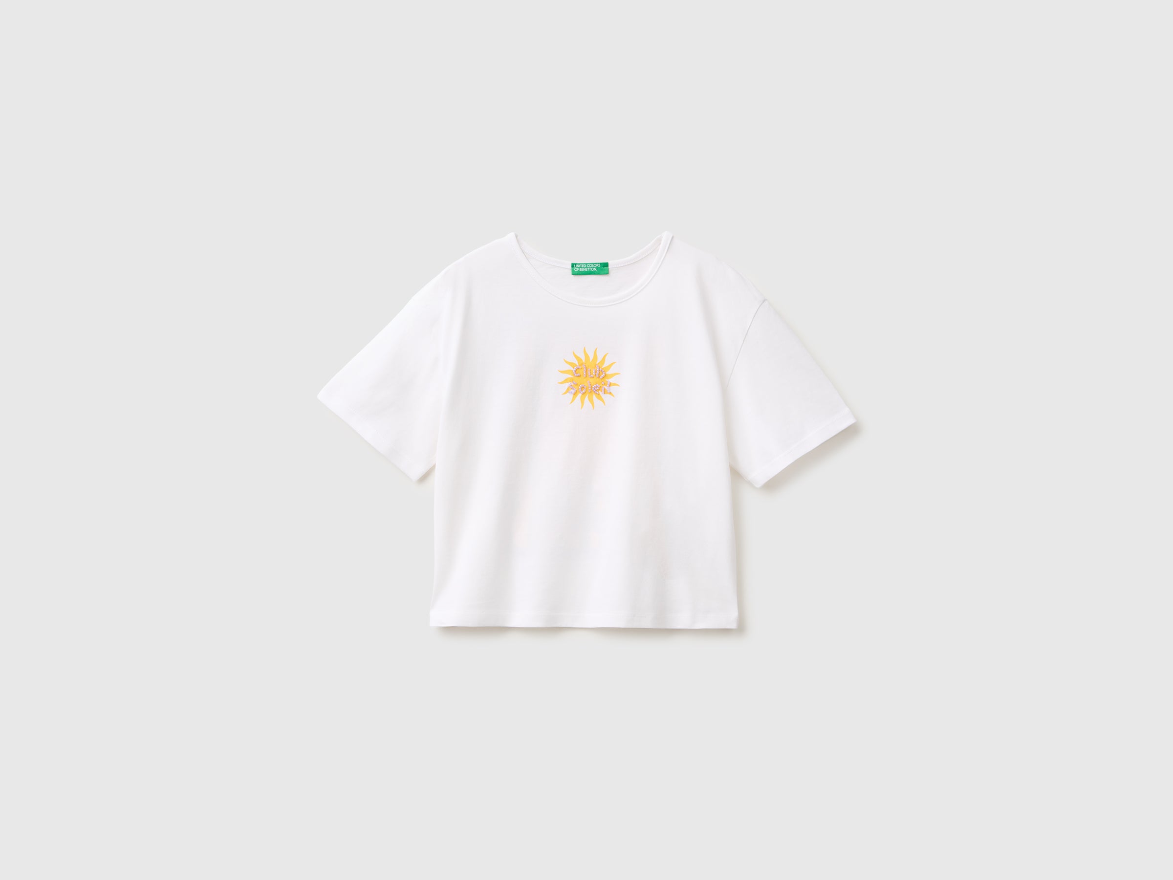 T-shirt with print and beads - ucb_image_FS