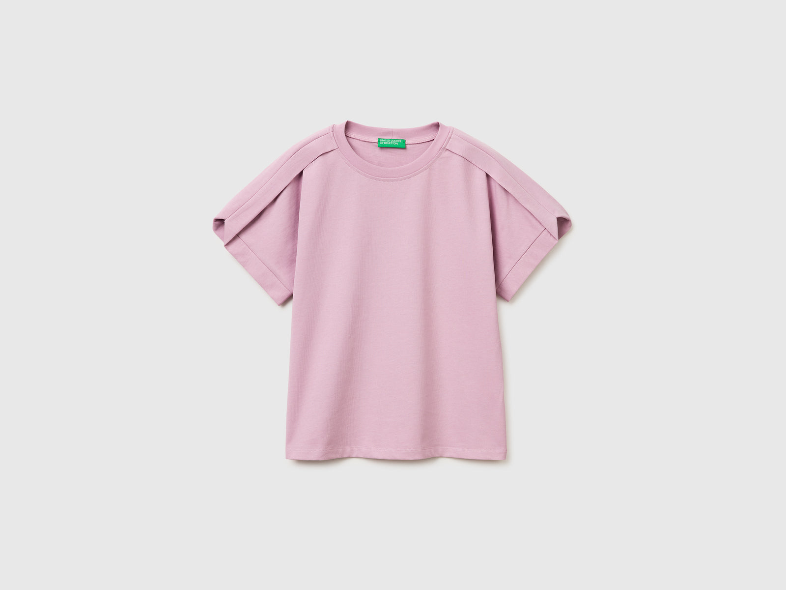 T-shirt with pleat on the shoulders - ucb_image_FS
