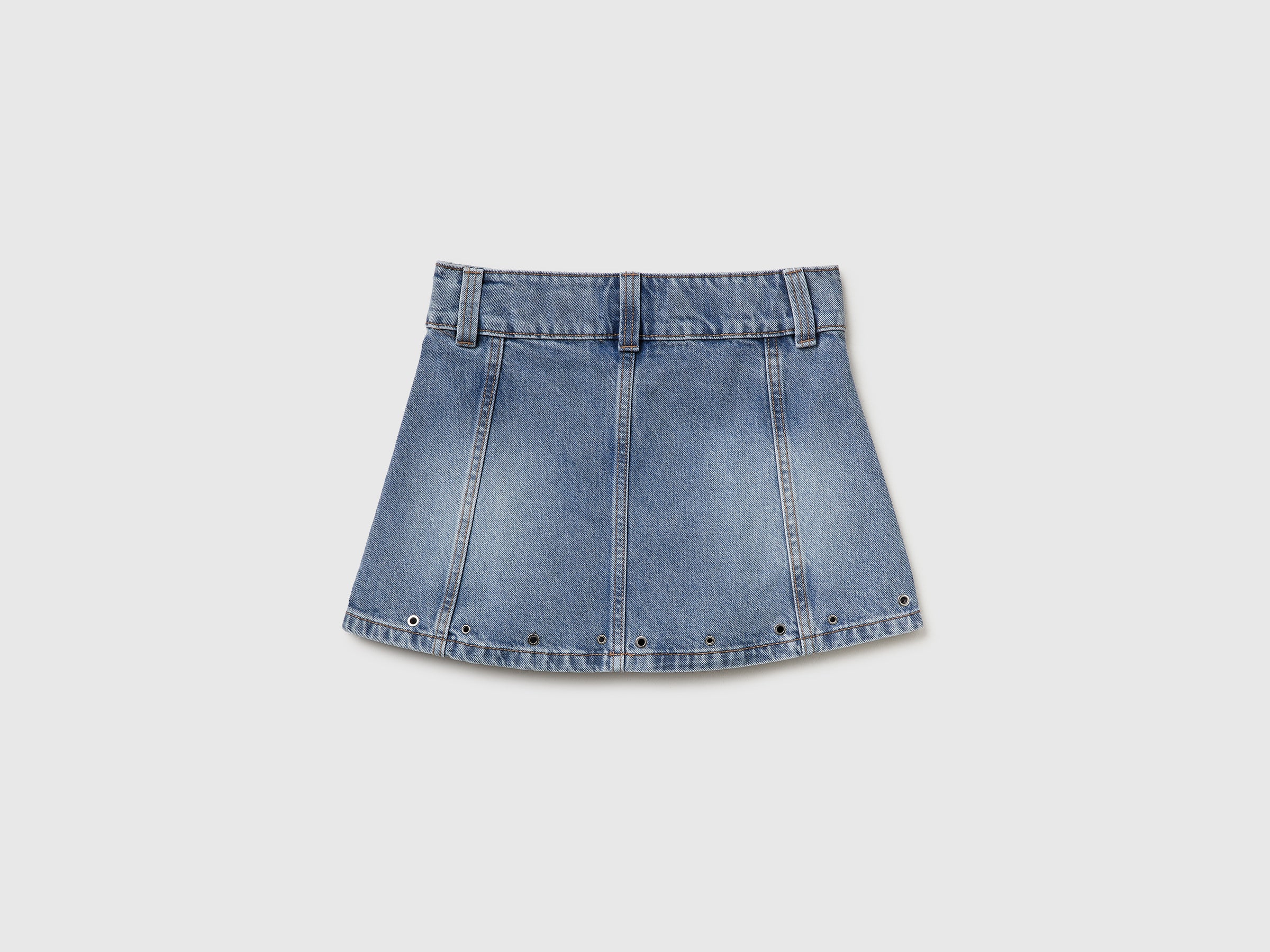 Eyelet denim skirt - ucb_image_BS