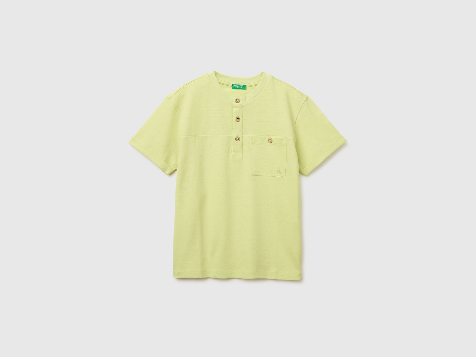 Linen blend henley T-shirt - ucb_image_FS
