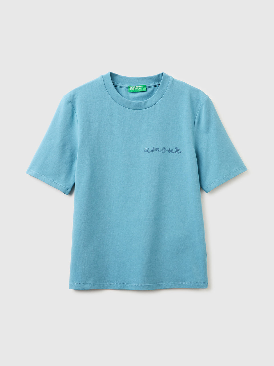 T-shirt with "amour" embroidery - ucb_image_FS