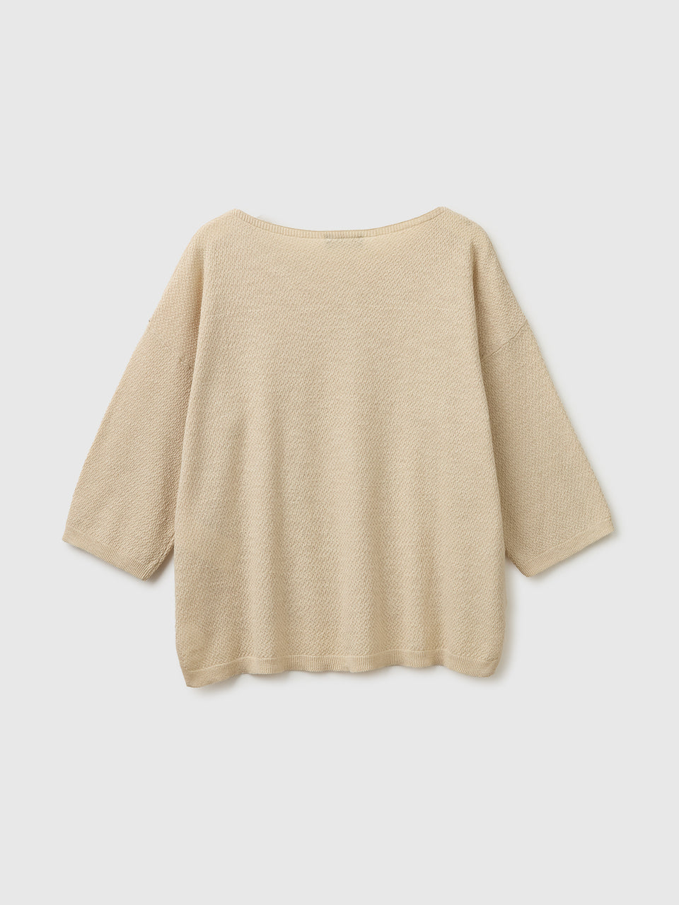 Boxy fit linen blend sweater - ucb_image_BS