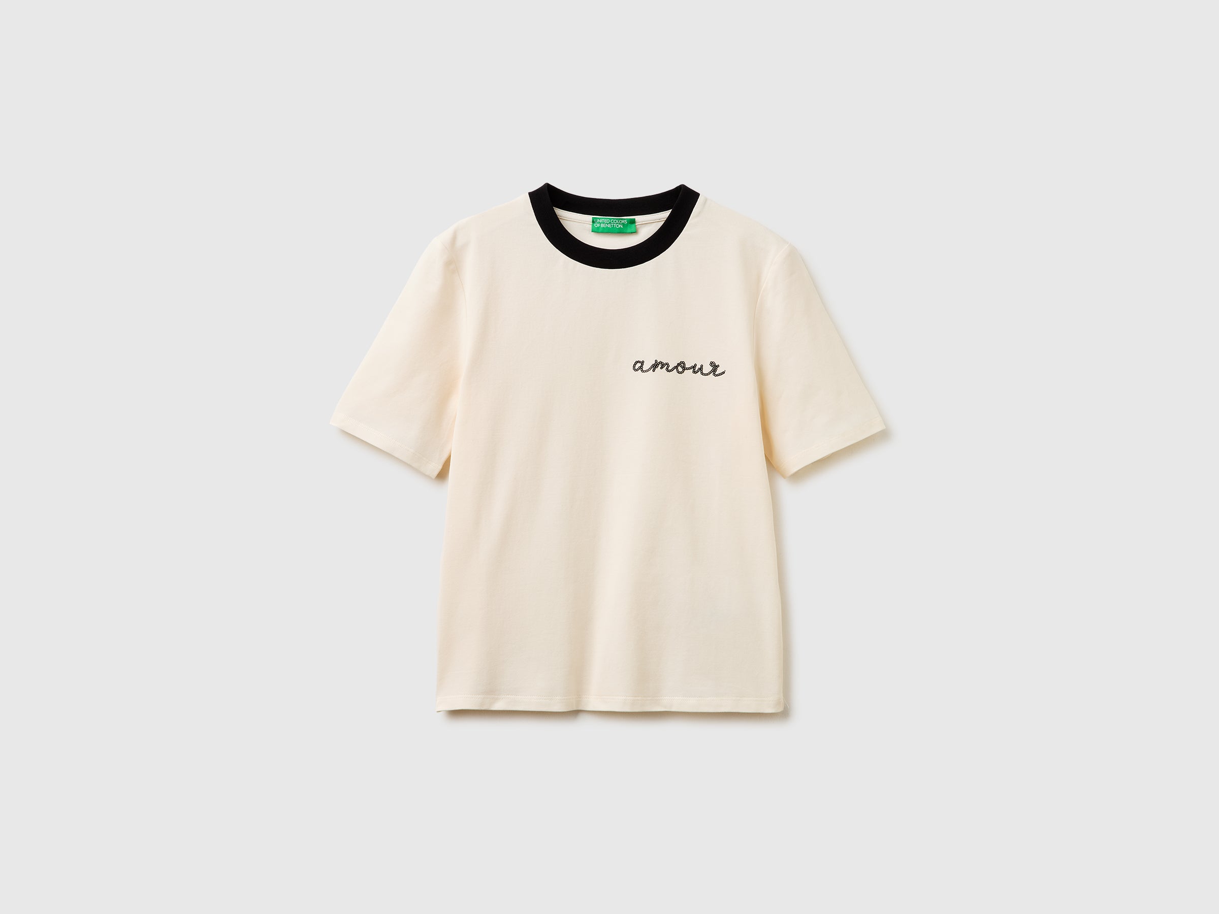 T-shirt com bordado "amour" - ucb_image_FS