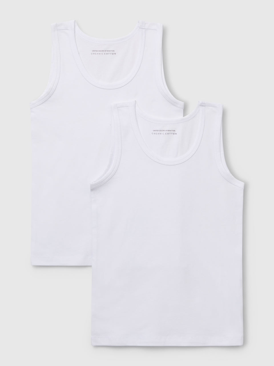 Duas t-shirts sem mangas em algodão orgânico stretch - ucb_image_FS
