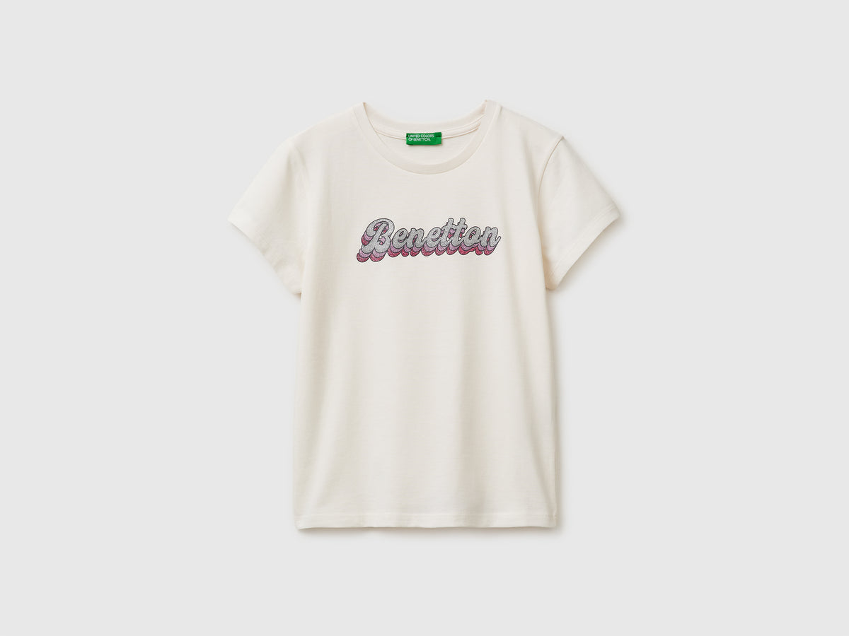 T-shirt with glitter print - ucb_image_FS